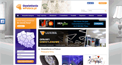 Desktop Screenshot of oswietleniewpolsce.pl