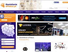 Tablet Screenshot of oswietleniewpolsce.pl